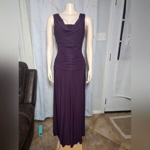 Night Way Collections Deep Purple Maxi Dress